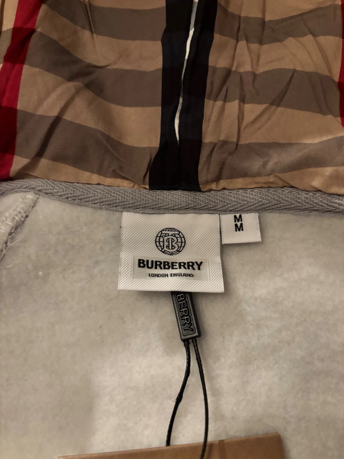 Burberry zip hoodie - 1