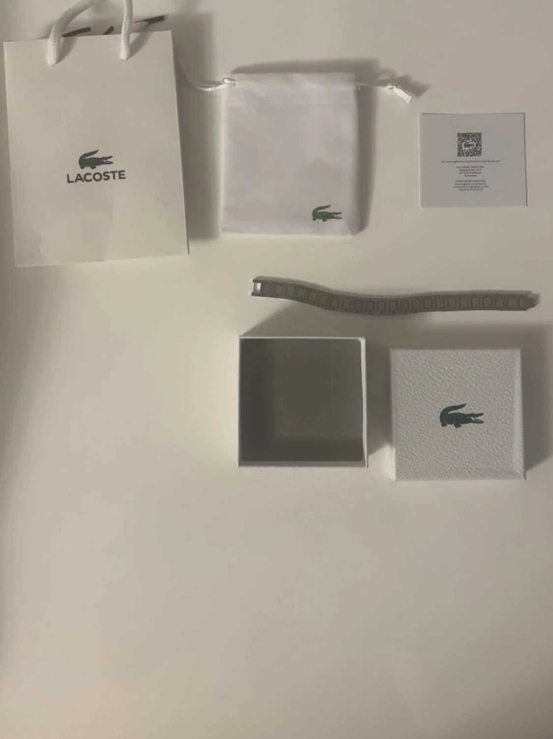 Lacoste silverfärgat armband - 4