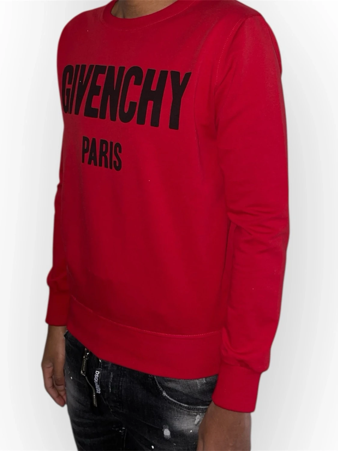 Givenchy Paris tröja- Röd ( Storlek M) - 1