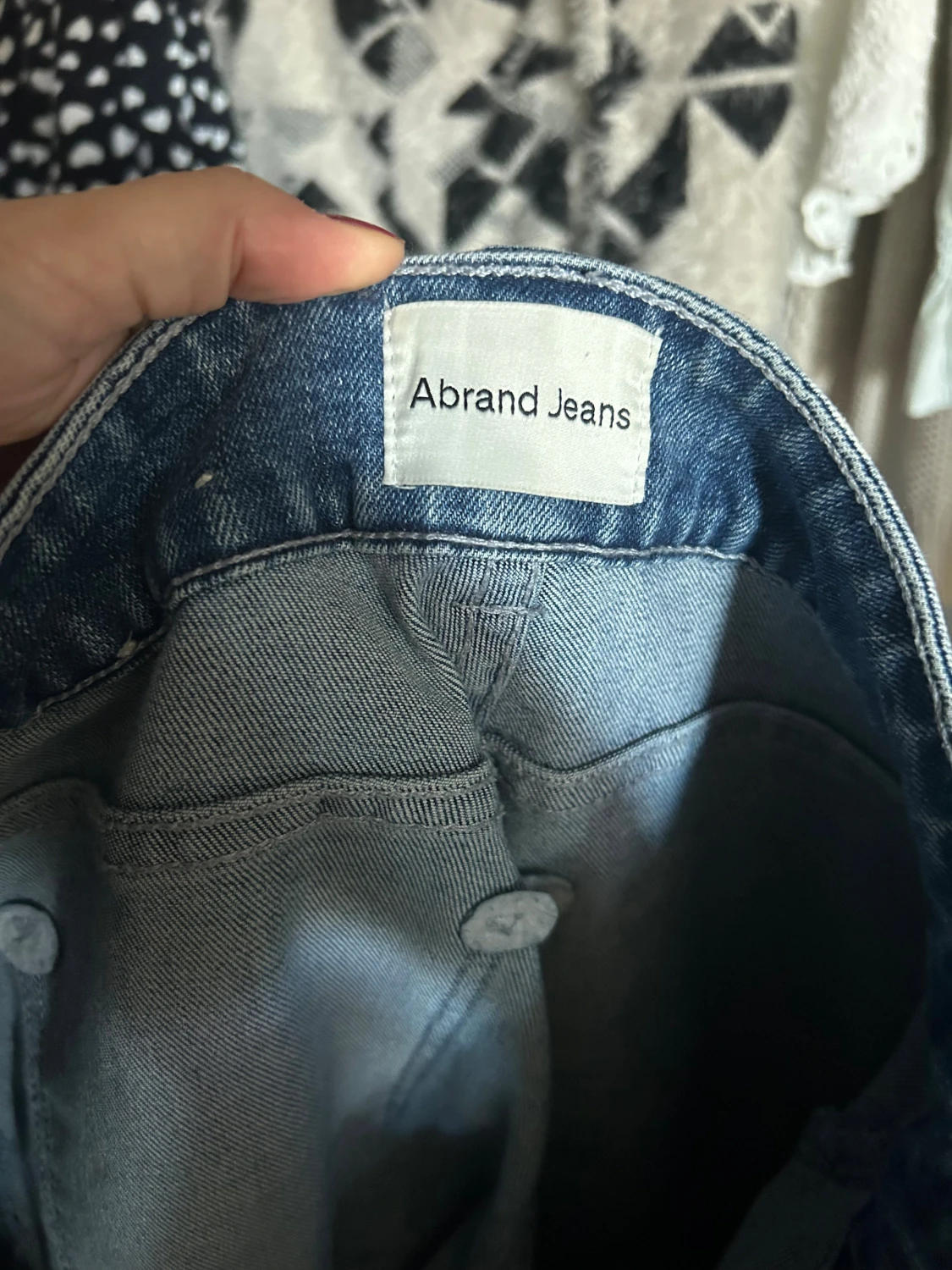Ljusblå bootcut jeans från Abrand - 3