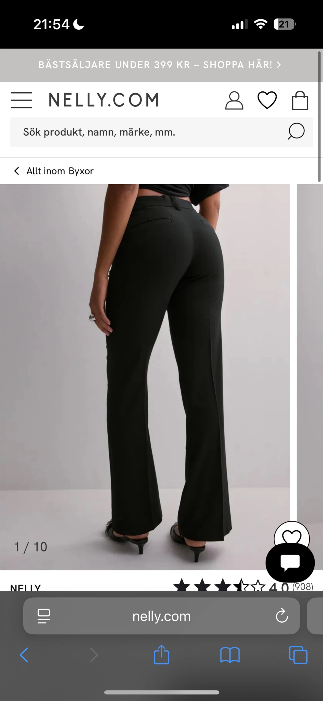 low waist kostymbyxor - 1