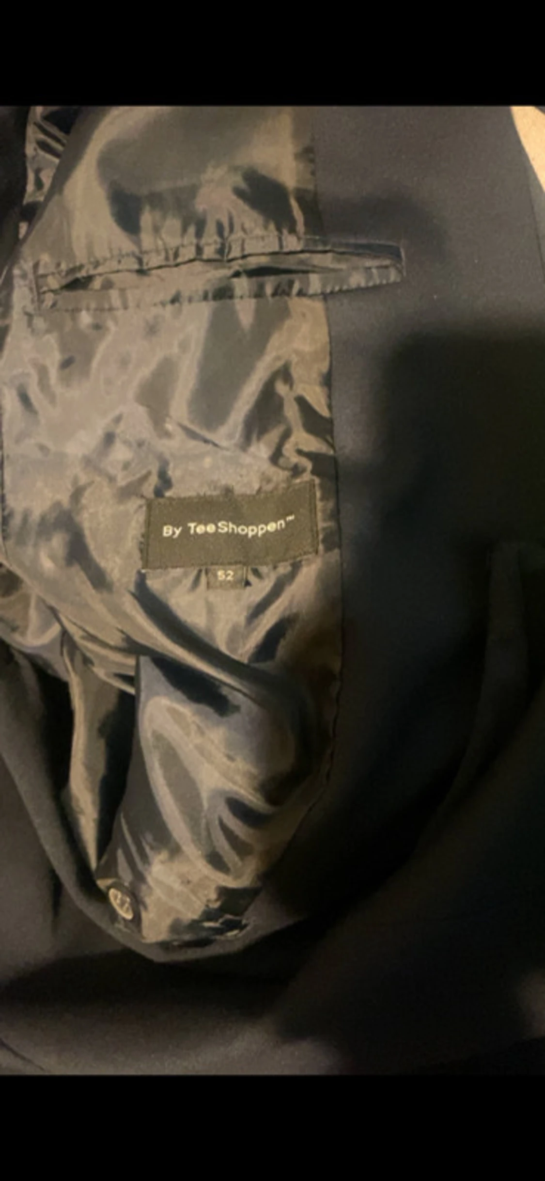 Mörkblå kostym från TeeShoppen, strl 52 - 2