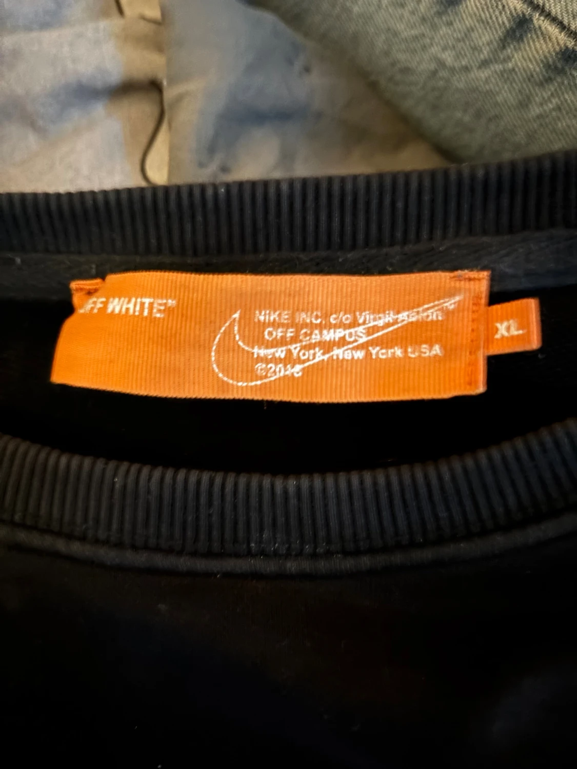 Nike x Off-White svart sweatshirt XL - 2