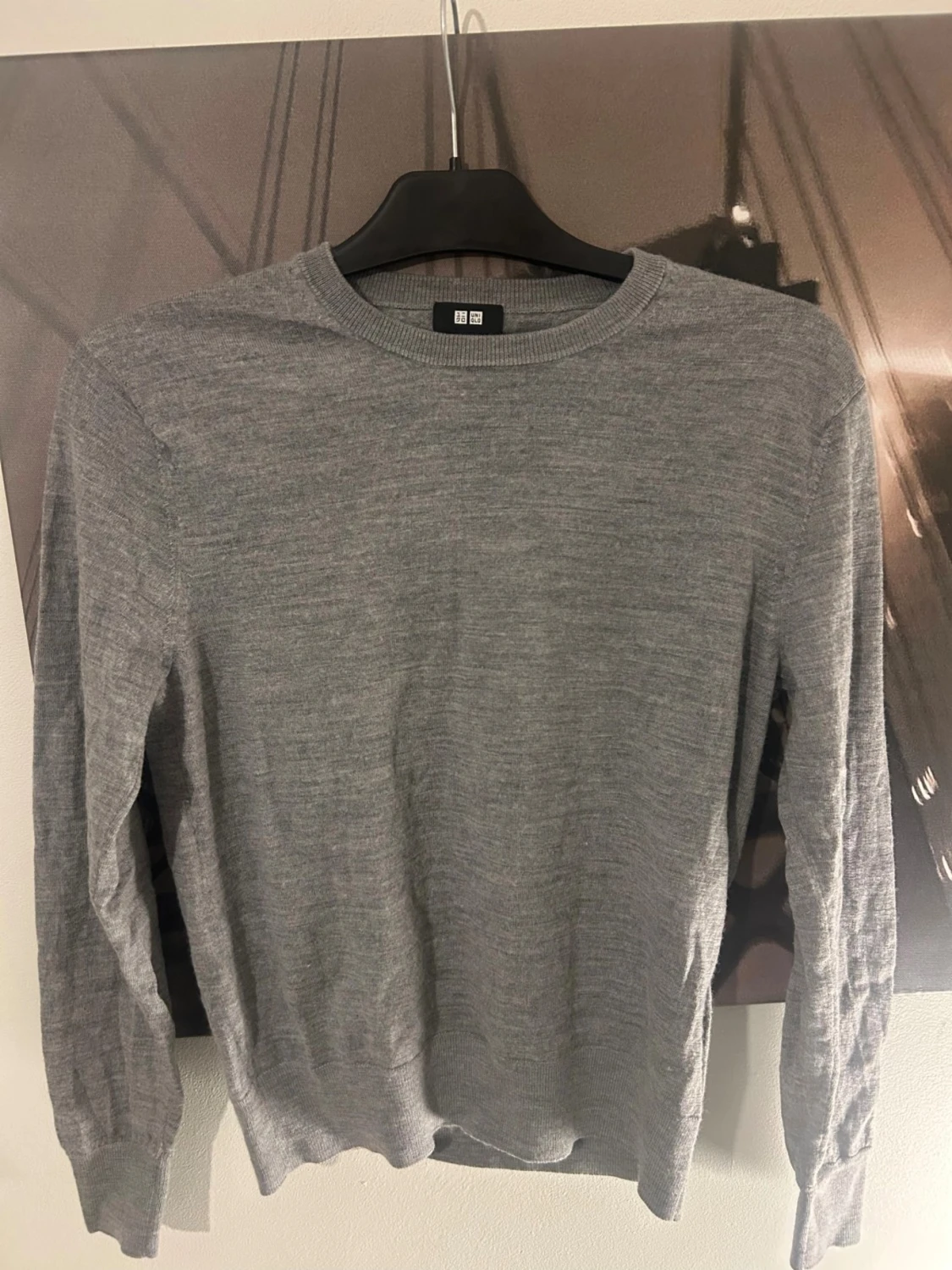 Grå merinoulltröja från Uniqlo XS - 1