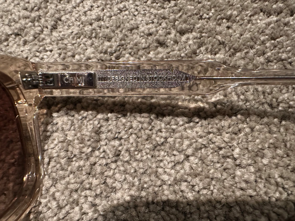 CHIMI solglasögon ecru transparent - 2