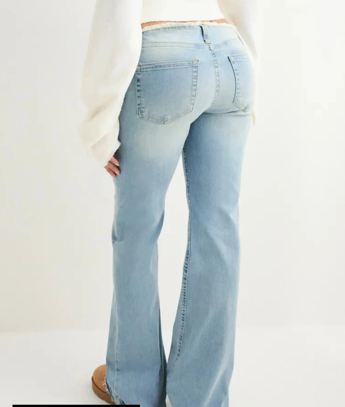 Ljusblåa No Waist Jeans från Nelly - 1