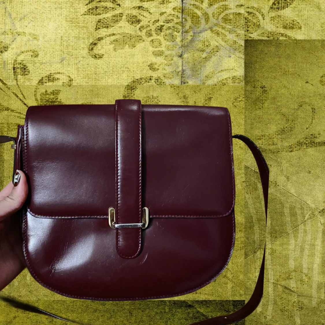 axelväska i skinn - 4