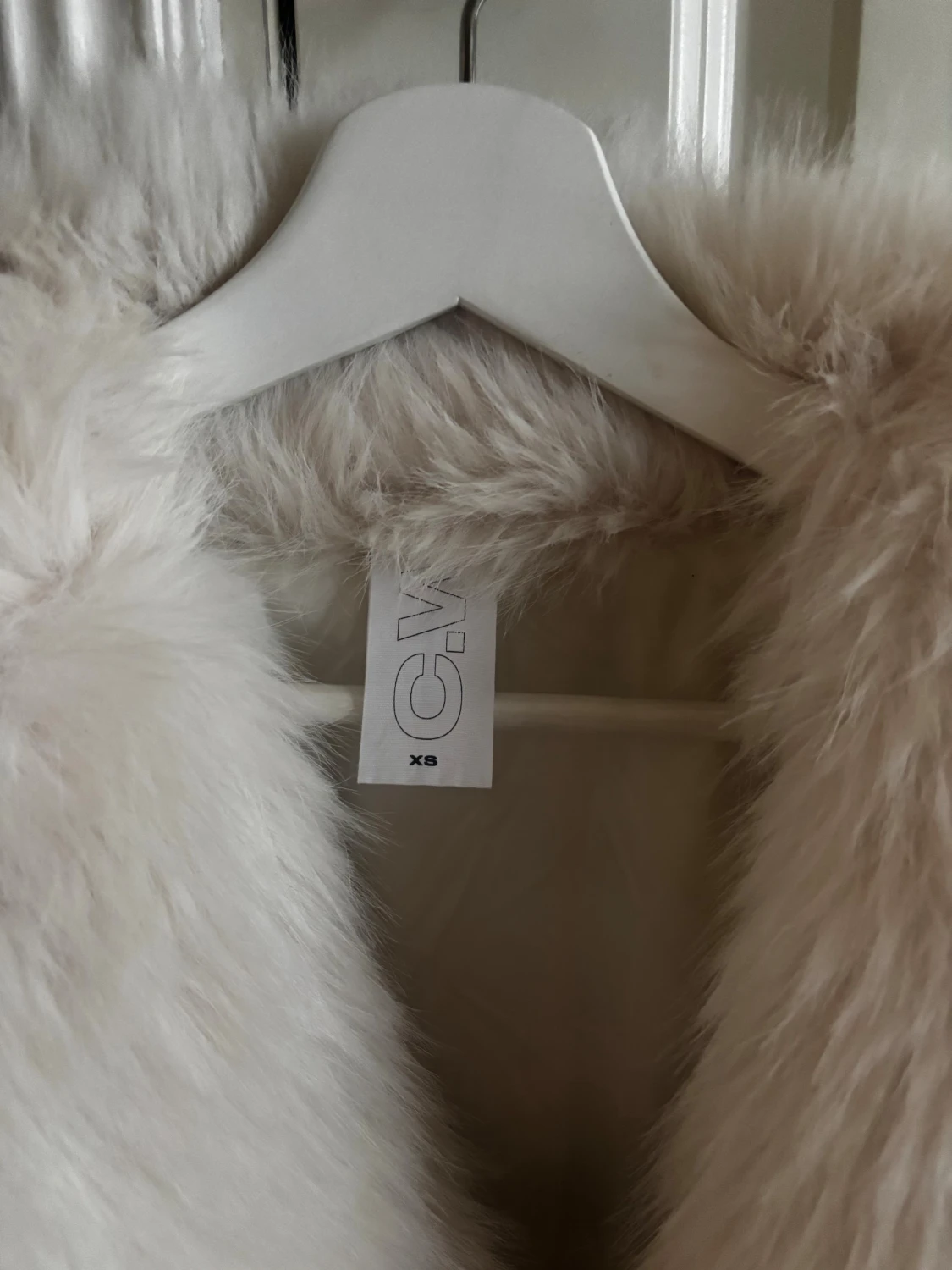 Vit pälsjacka Carin Wester  - 3