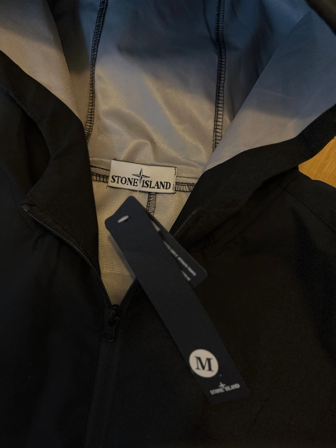 Svart vind & regn - jacka Stone Island - 2