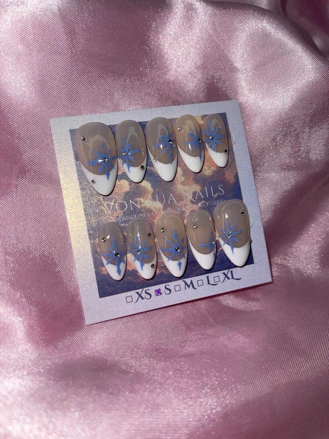 Snowflake ❄️(S);Medium Almond - 2