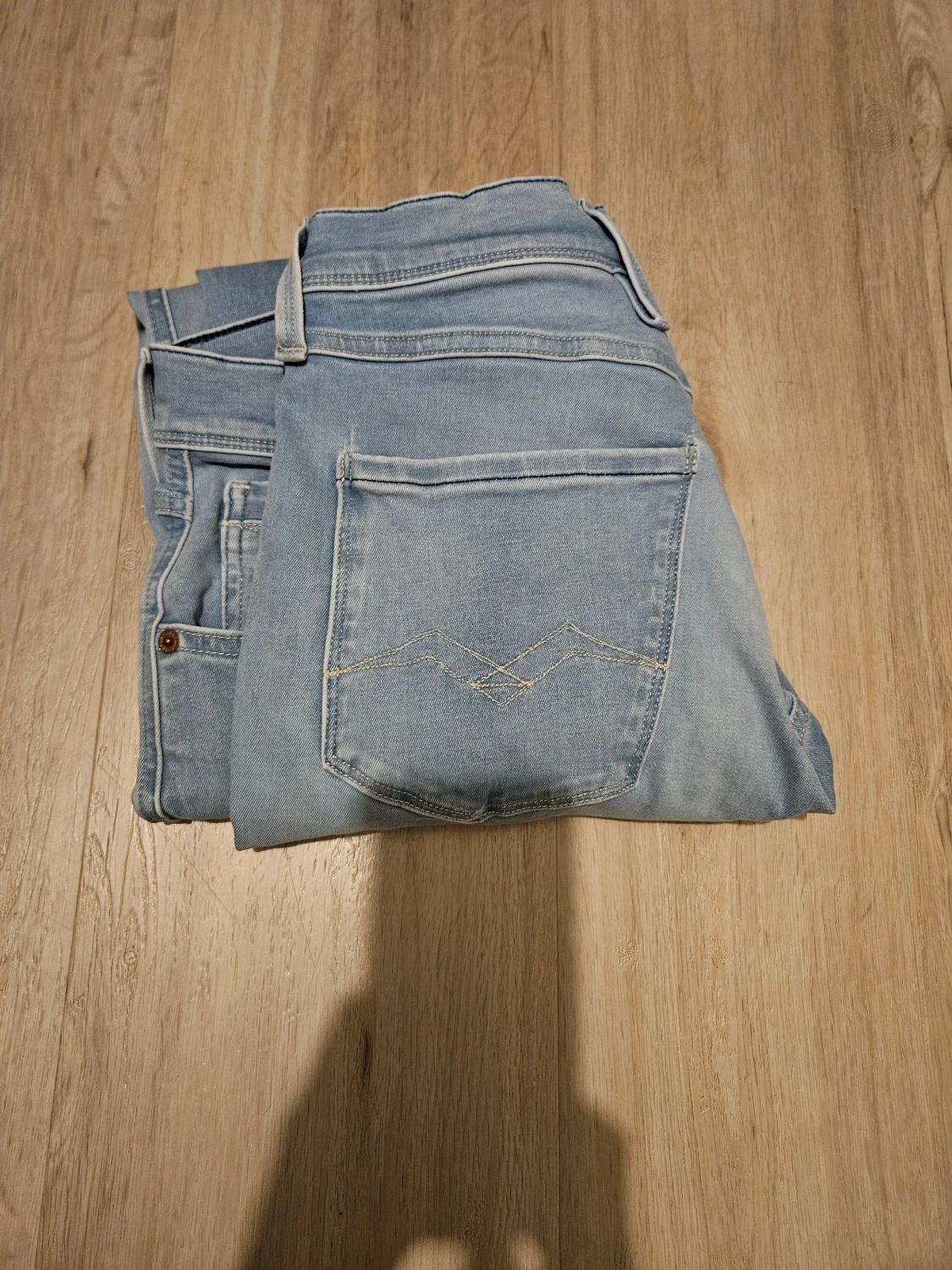 Replay ljusblå jeans straight fit - 1