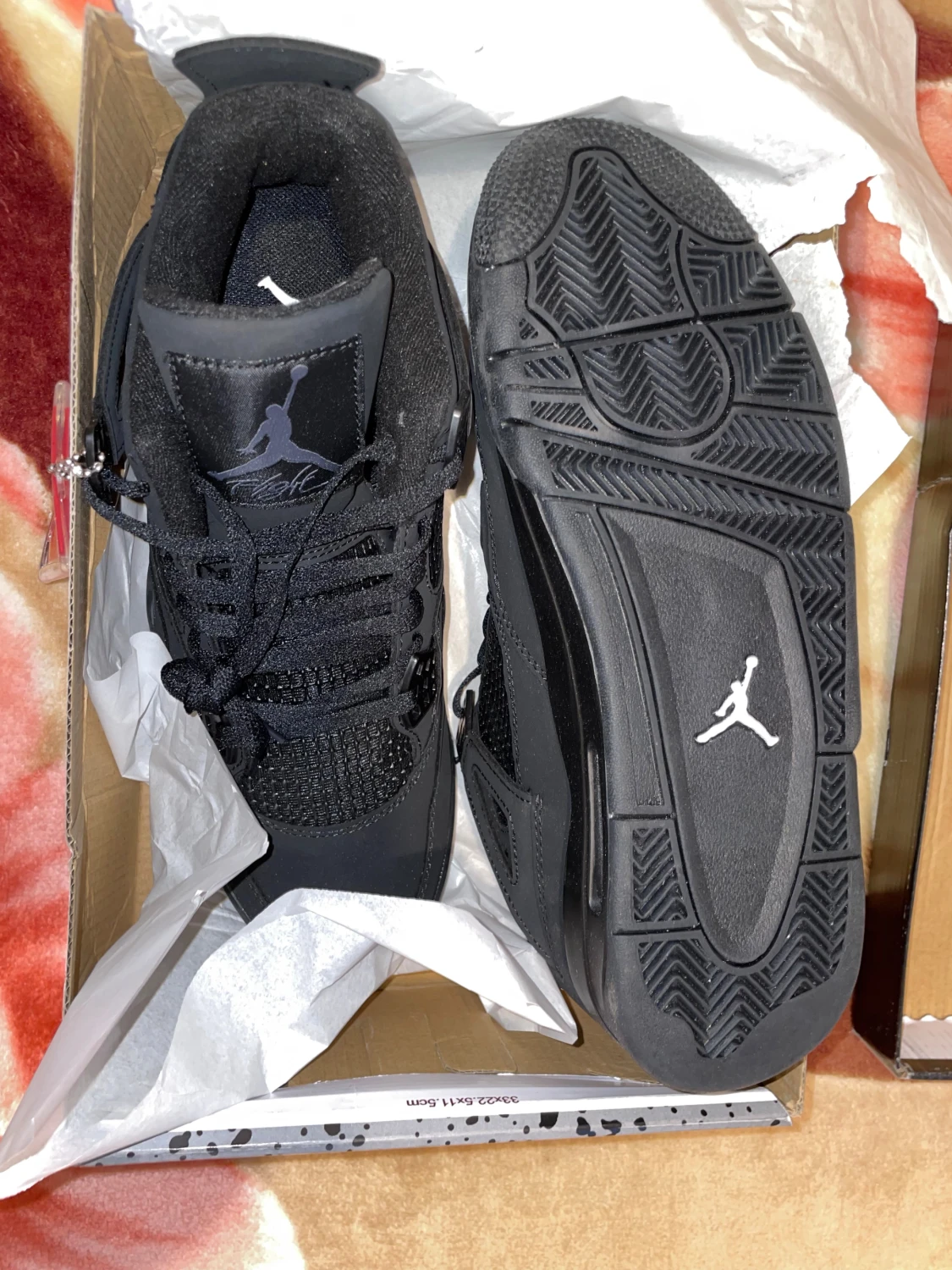 Svarta Nike Jordan 4 sneakers - 2