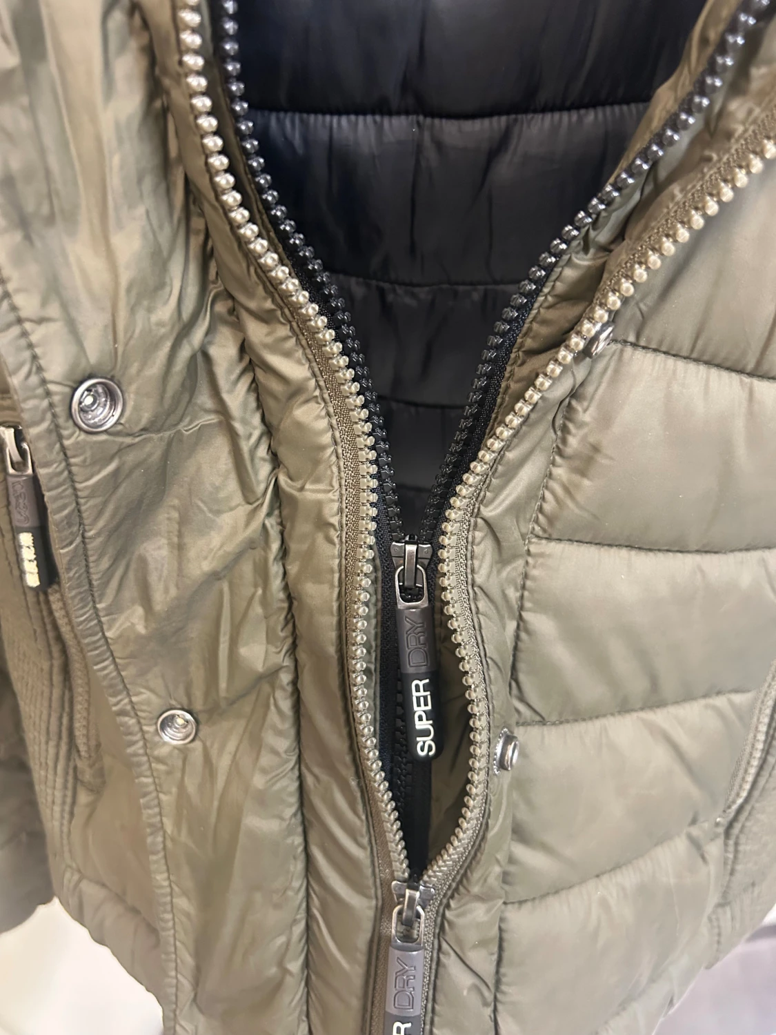 Superdry grön dunjacka - 4