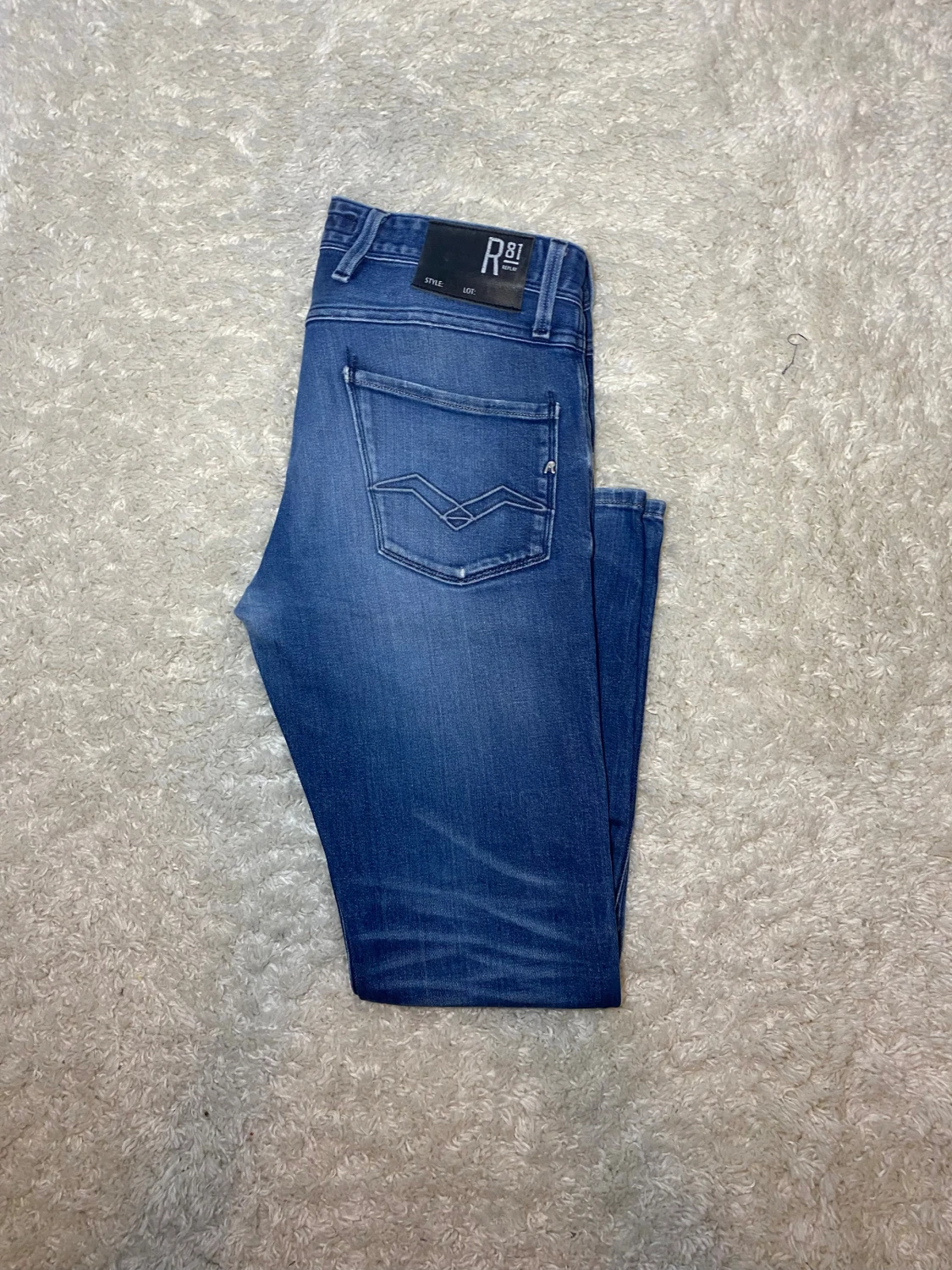 Blåa Replay Anbass jeans