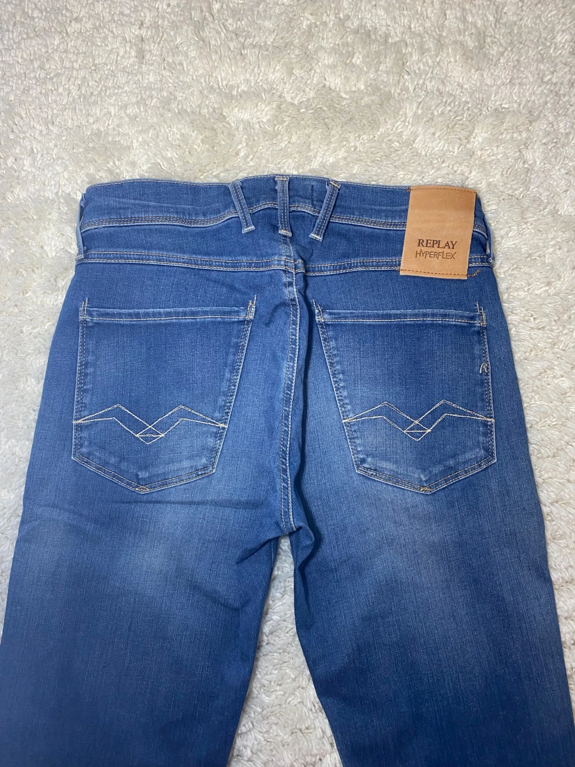 Blåa Replay Anbass jeans  - 3