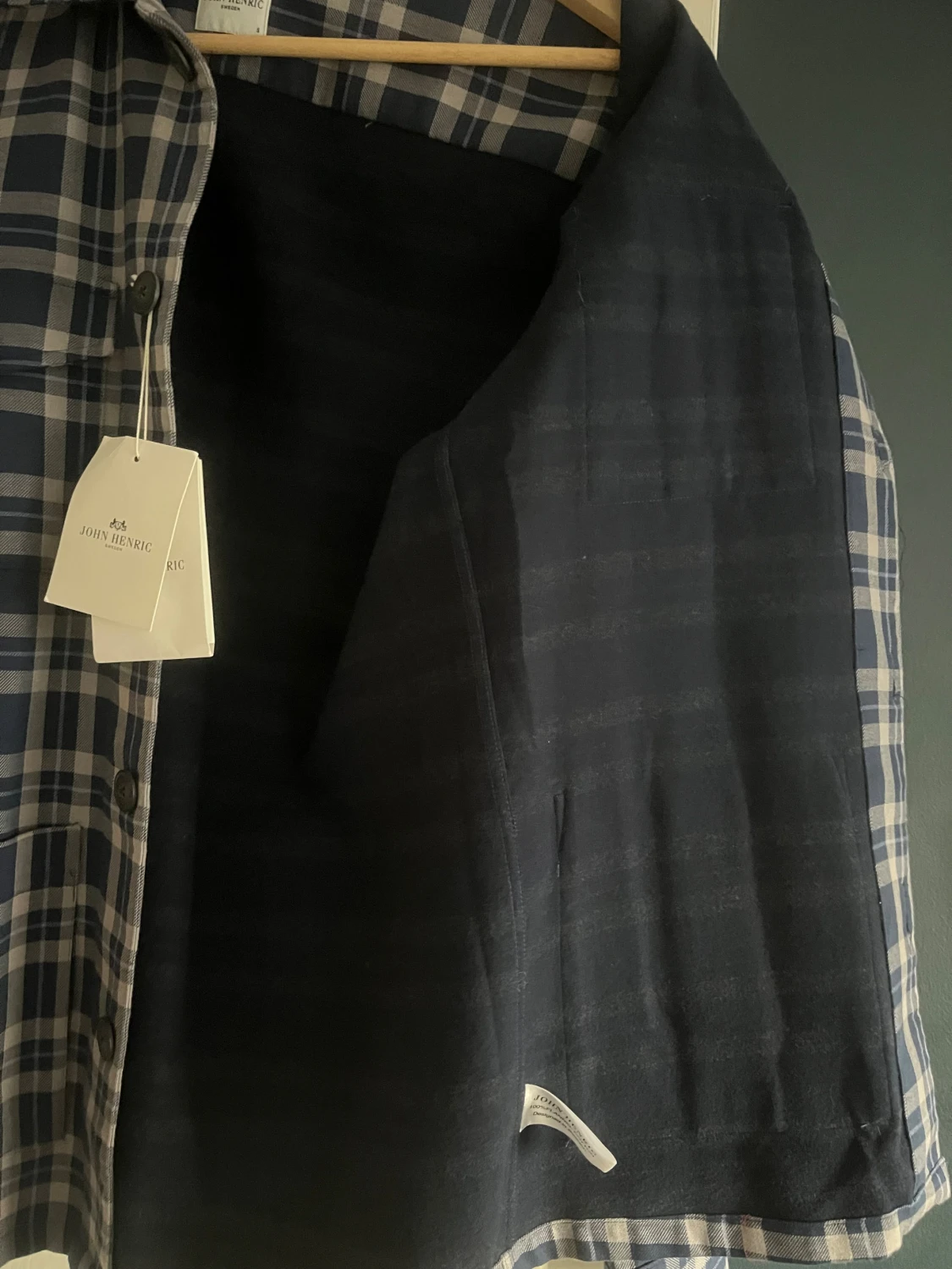 Rutig overshirt från John Henric - 3