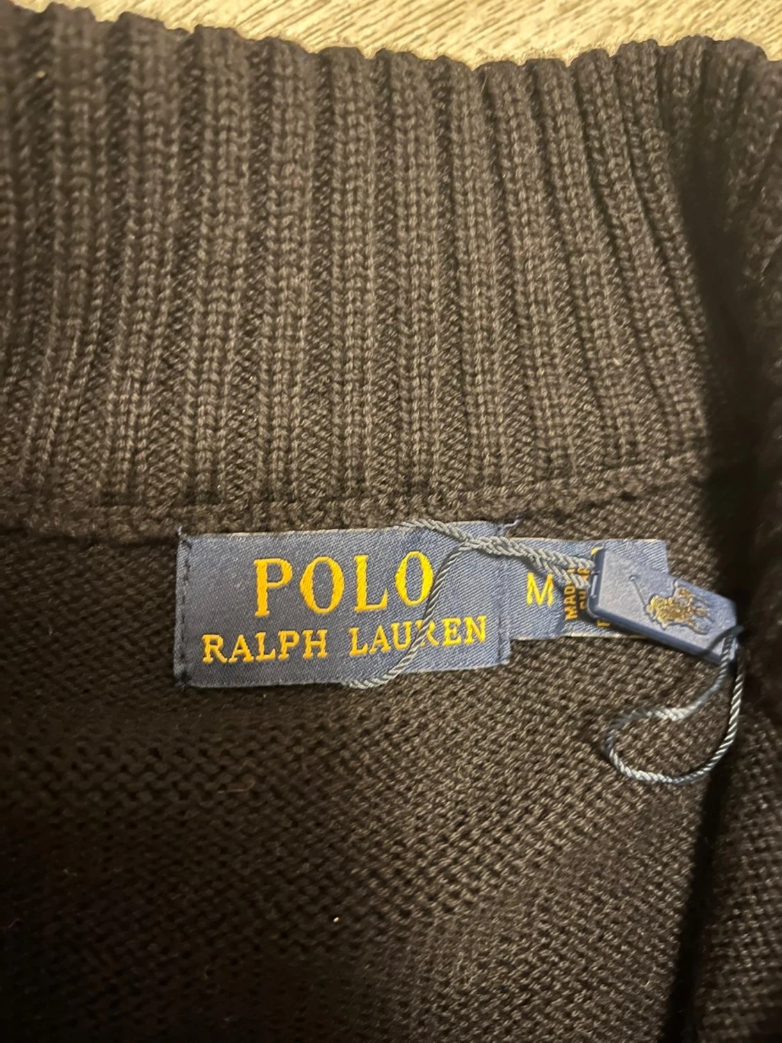 Svart kofta från Polo Ralph Lauren - 4