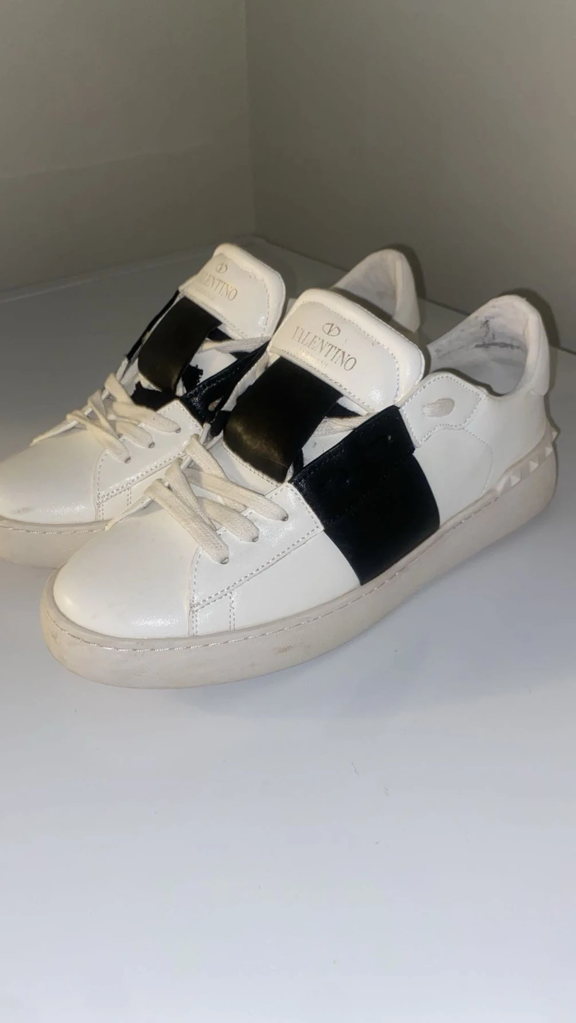 Valentino Open sneakers vit/svart - 2