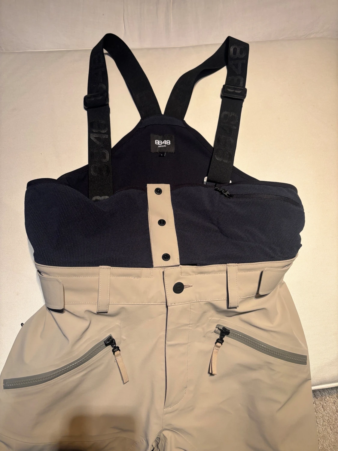 Skidbyxor 8848 Rappsy Shell Pants Beige - 3