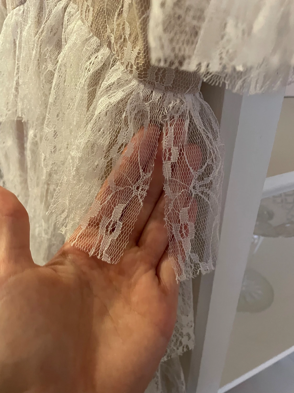 Vit spetsklänning från Malina - 2