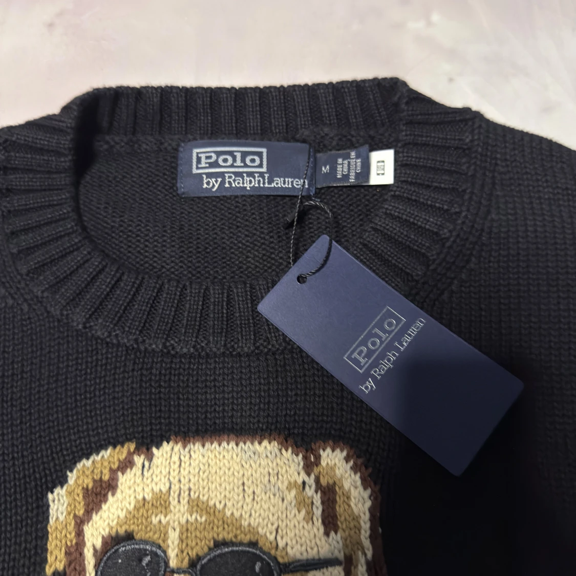 Svart stickad tröja Polo Bear Ralph Lauren - 1