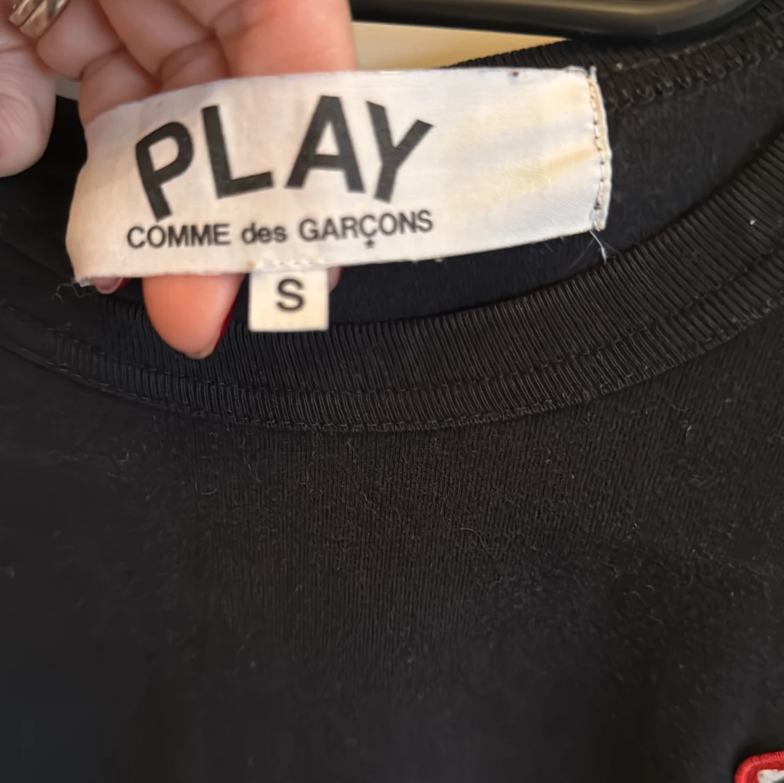 Svart långärmad tröja Comme des Garçons strl S - 1