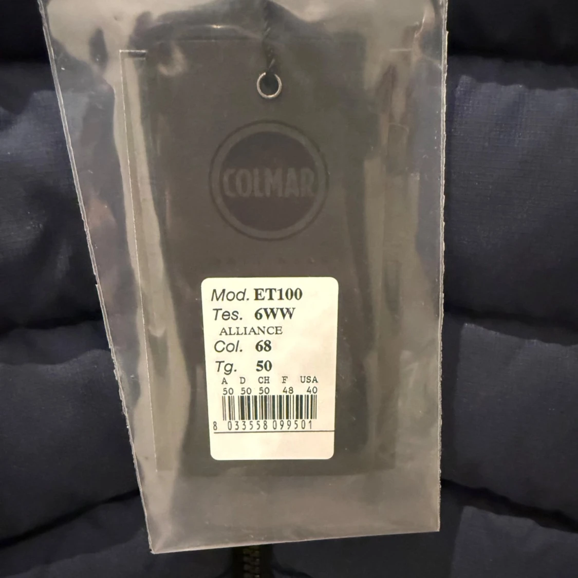 Marinblå dunjacka från Colmar - 1