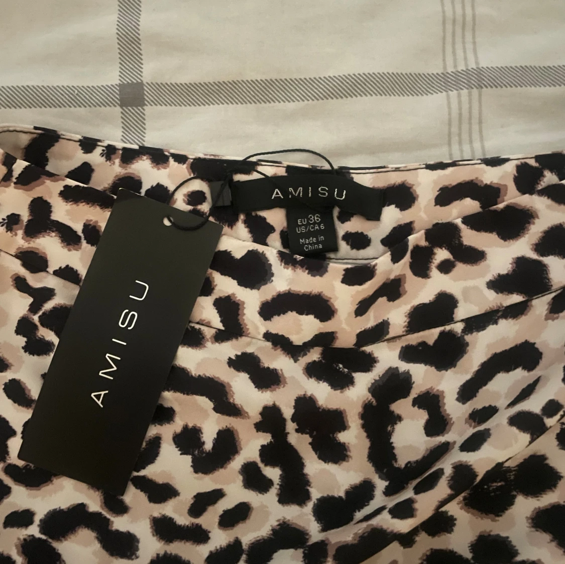 Leopardmönstrad kjol - 1