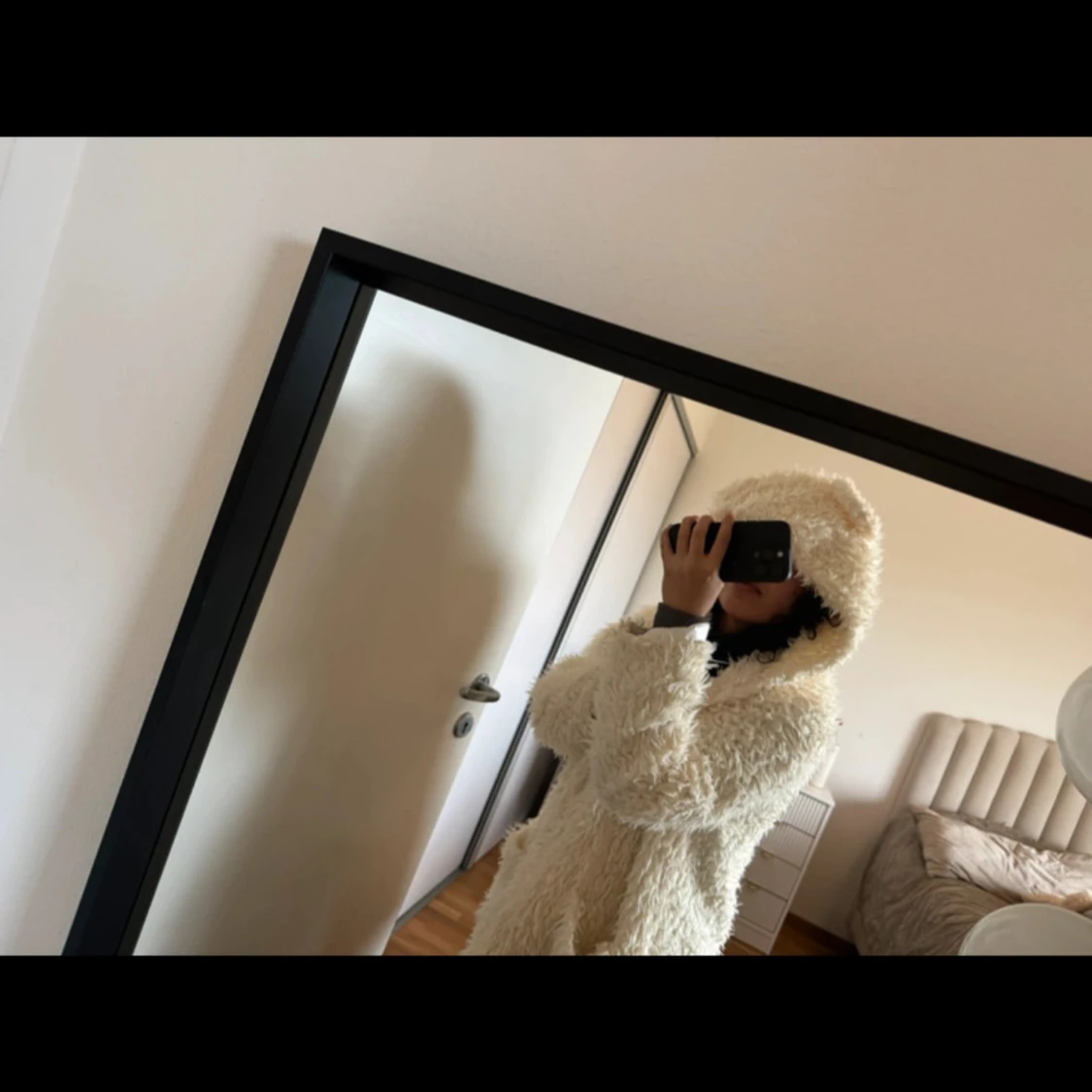 Vit teddyjacka med huva från Zanzea - 1