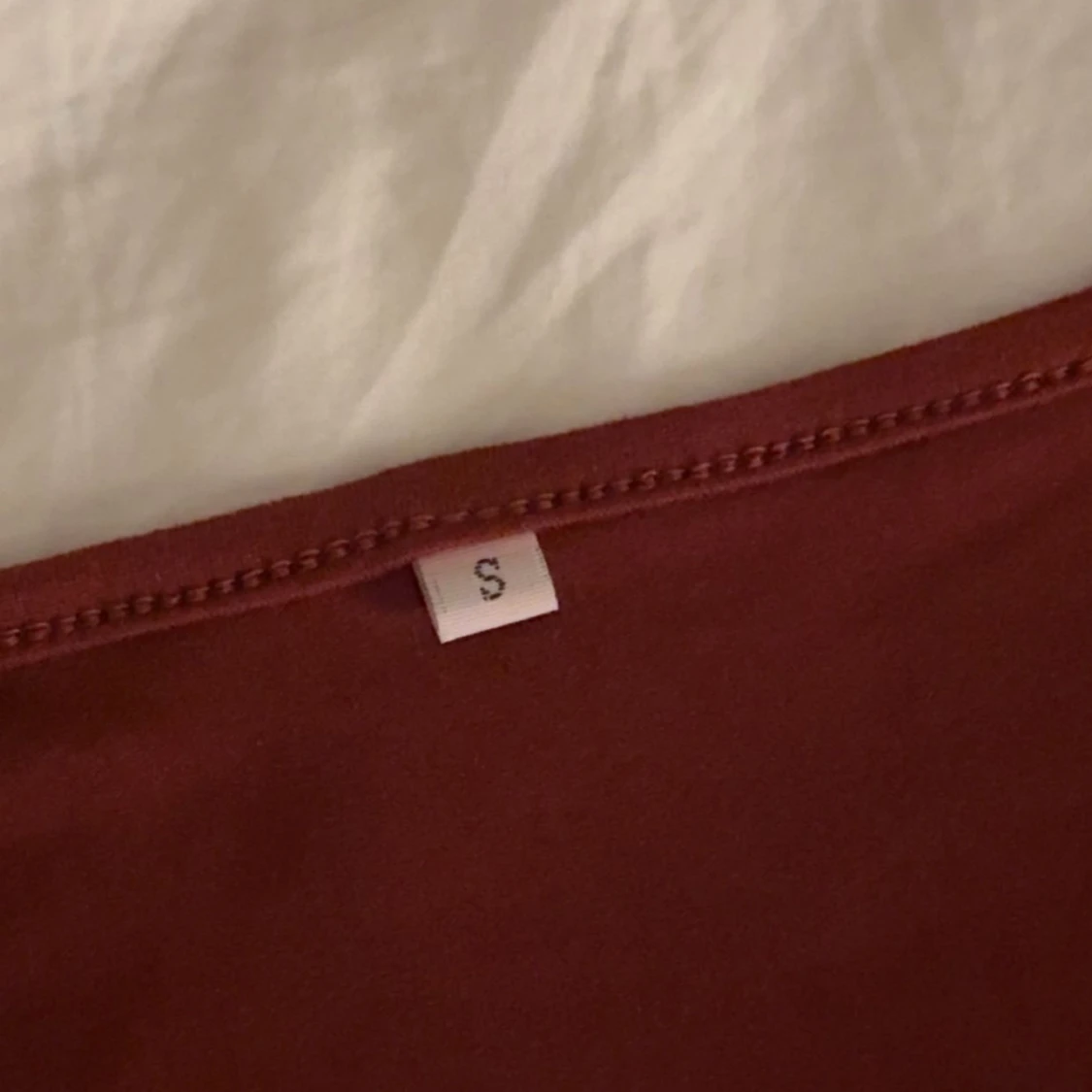 Vinröd långärmad topp - 2