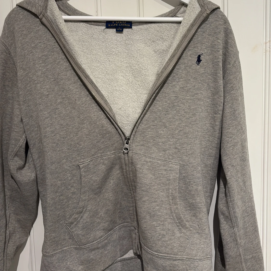 Grå hoodie från Polo Ralph Lauren