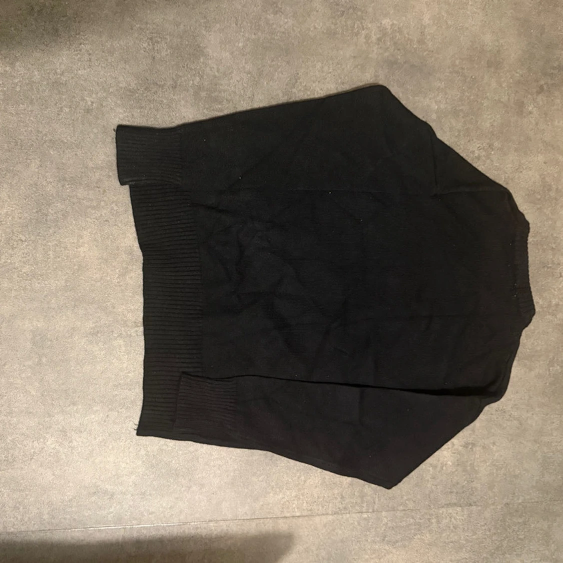 Svart stickad tröja Ami Paris  - 1