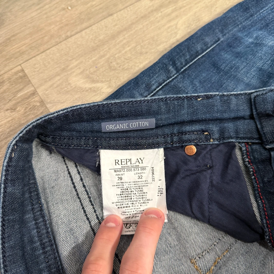 Replay Grover 573 Jeans Marinblå W29 L32  - 2