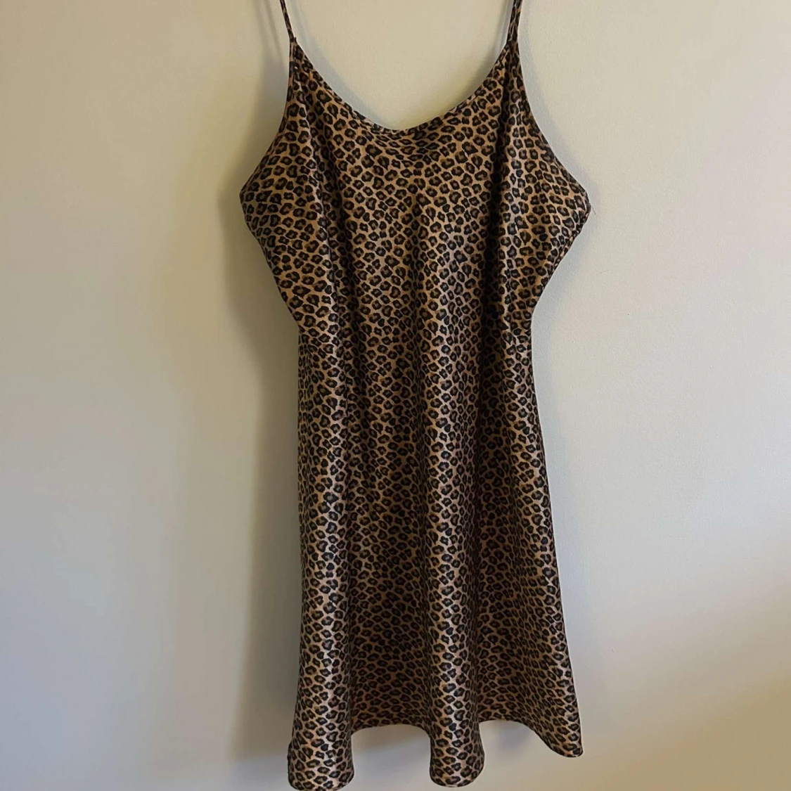 Leopardmönstrad kortklänning Bottelli