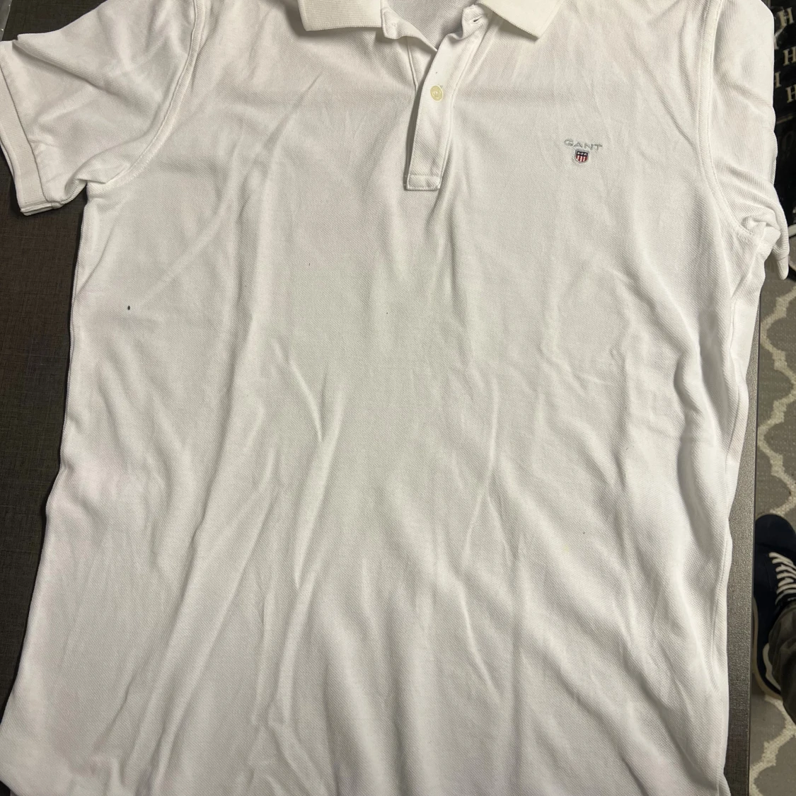 GANT pikétröjor ljusblå & vit - 2