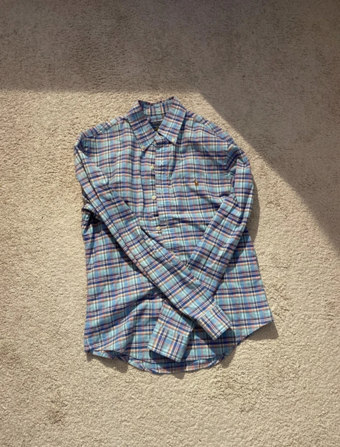 Rutig blå skjorta från Polo Ralph Lauren