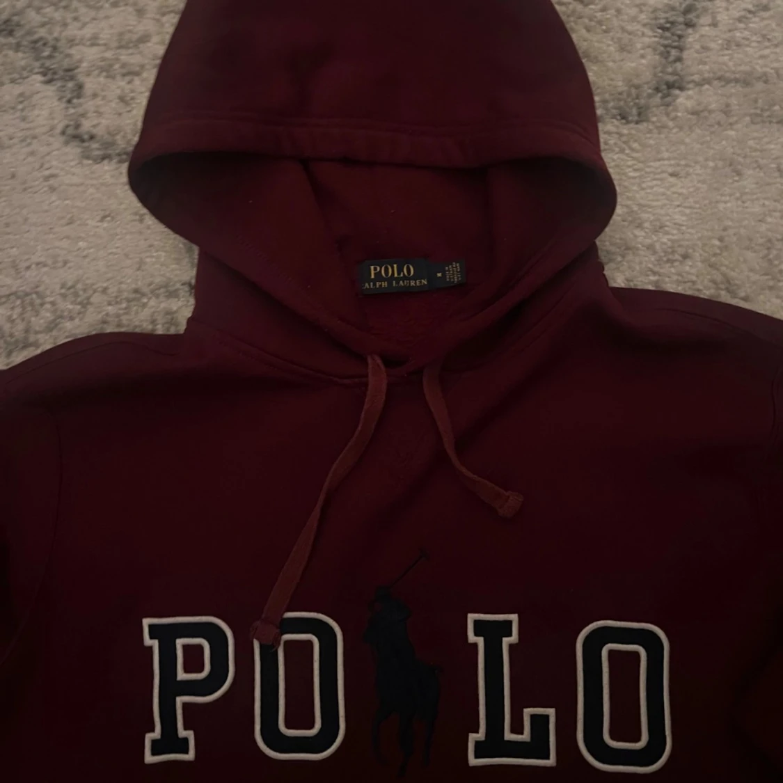 Vinröd hoodie från Polo Ralph Lauren - 2