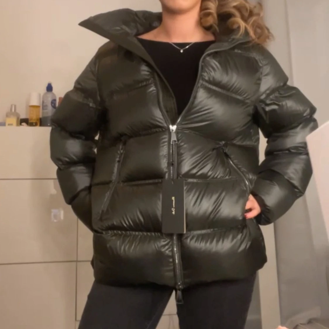 Mörkgrön jacka  - 2