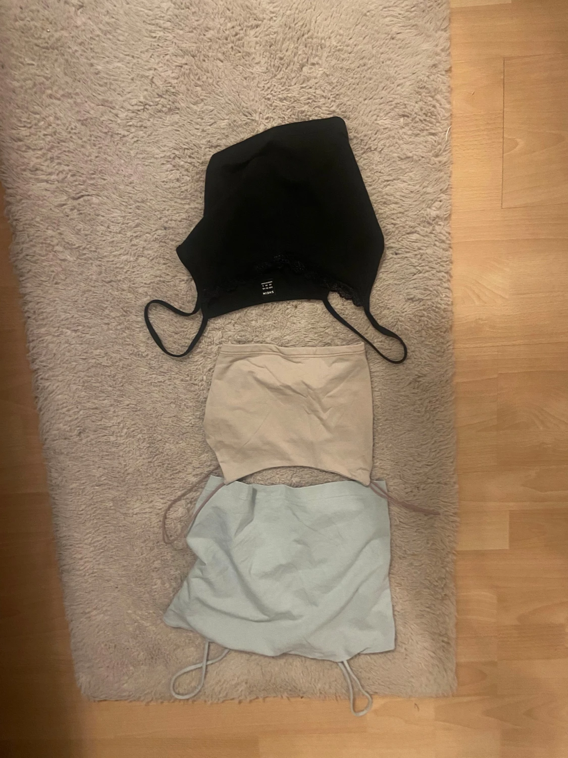 3-pack bandeau toppar från SHEIN