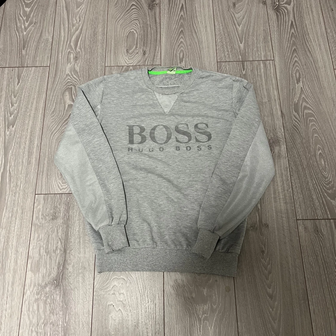 Grå sweatshirt från Hugo Boss