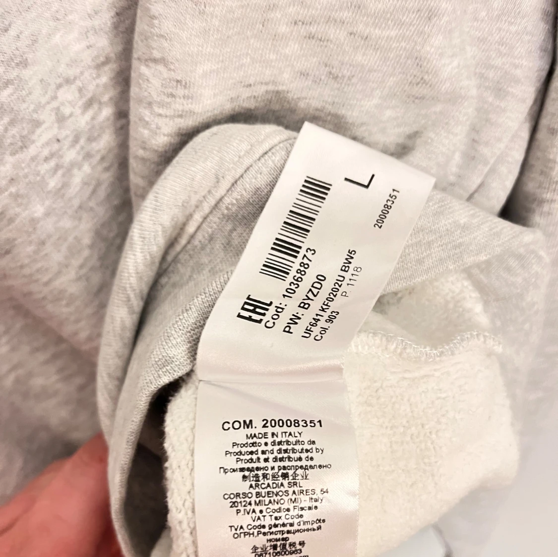 Grå sweatshirt från Dondup i bomull - 2