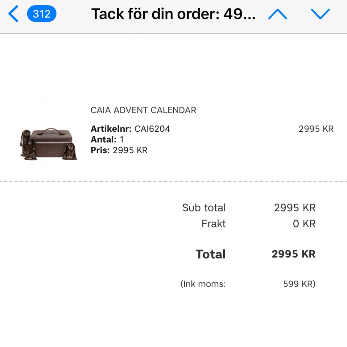 CAIA Adventskalender med smink