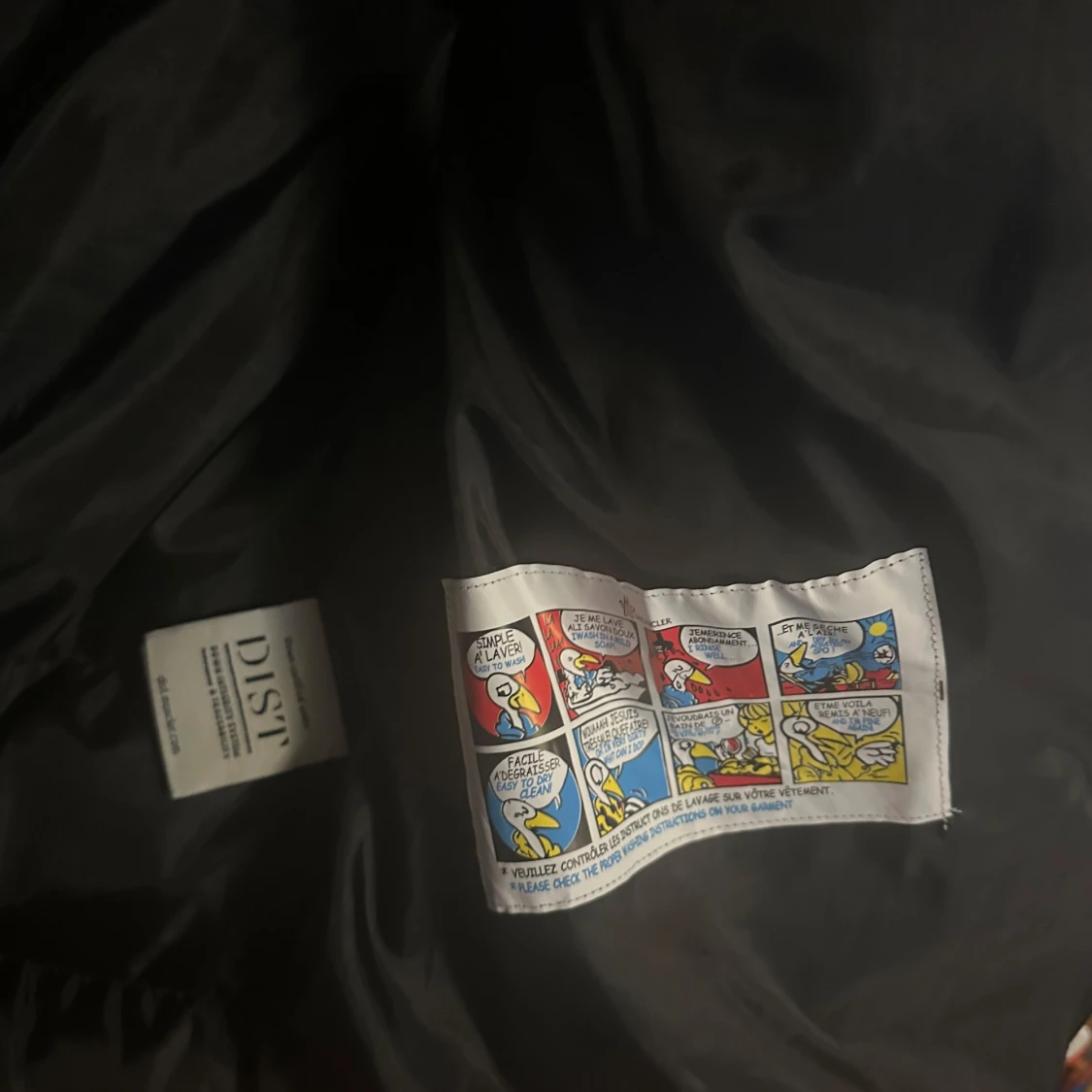 Svart dunväst med huva - 2