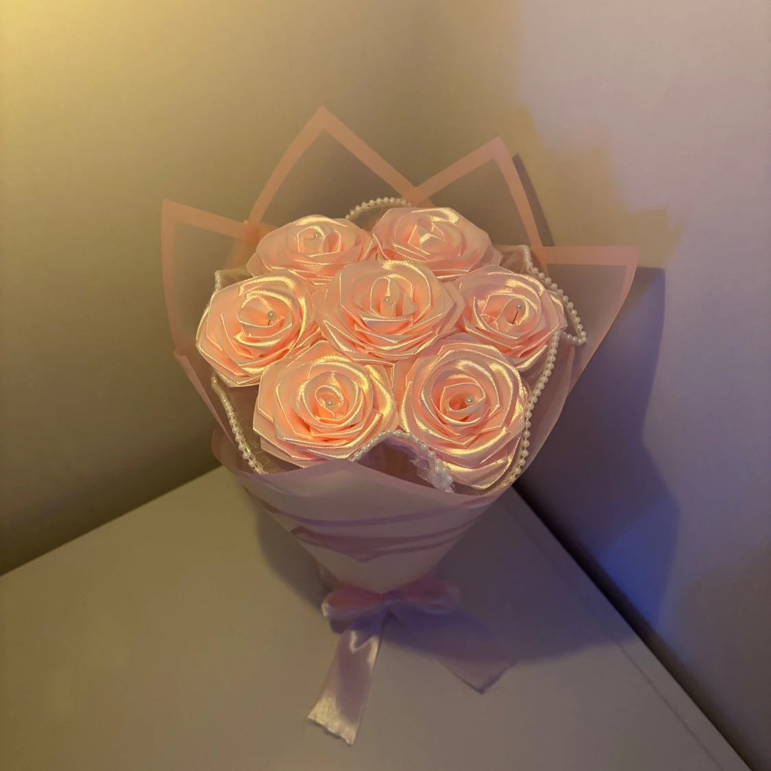 Rosa evighetsbukett - 1