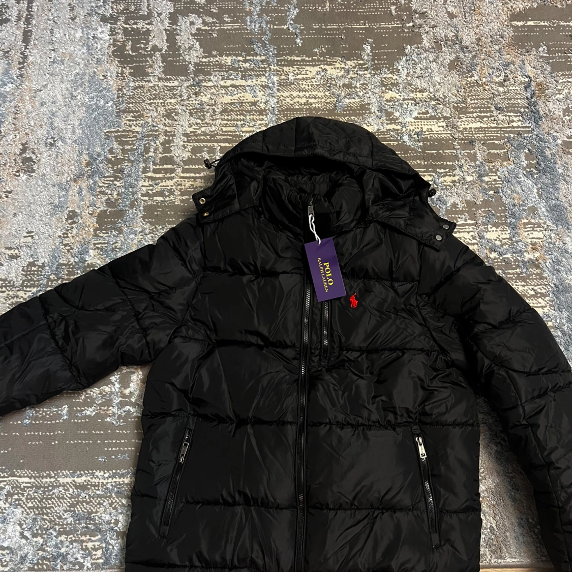 Svart pufferjacka från Polo Ralph Lauren - 1