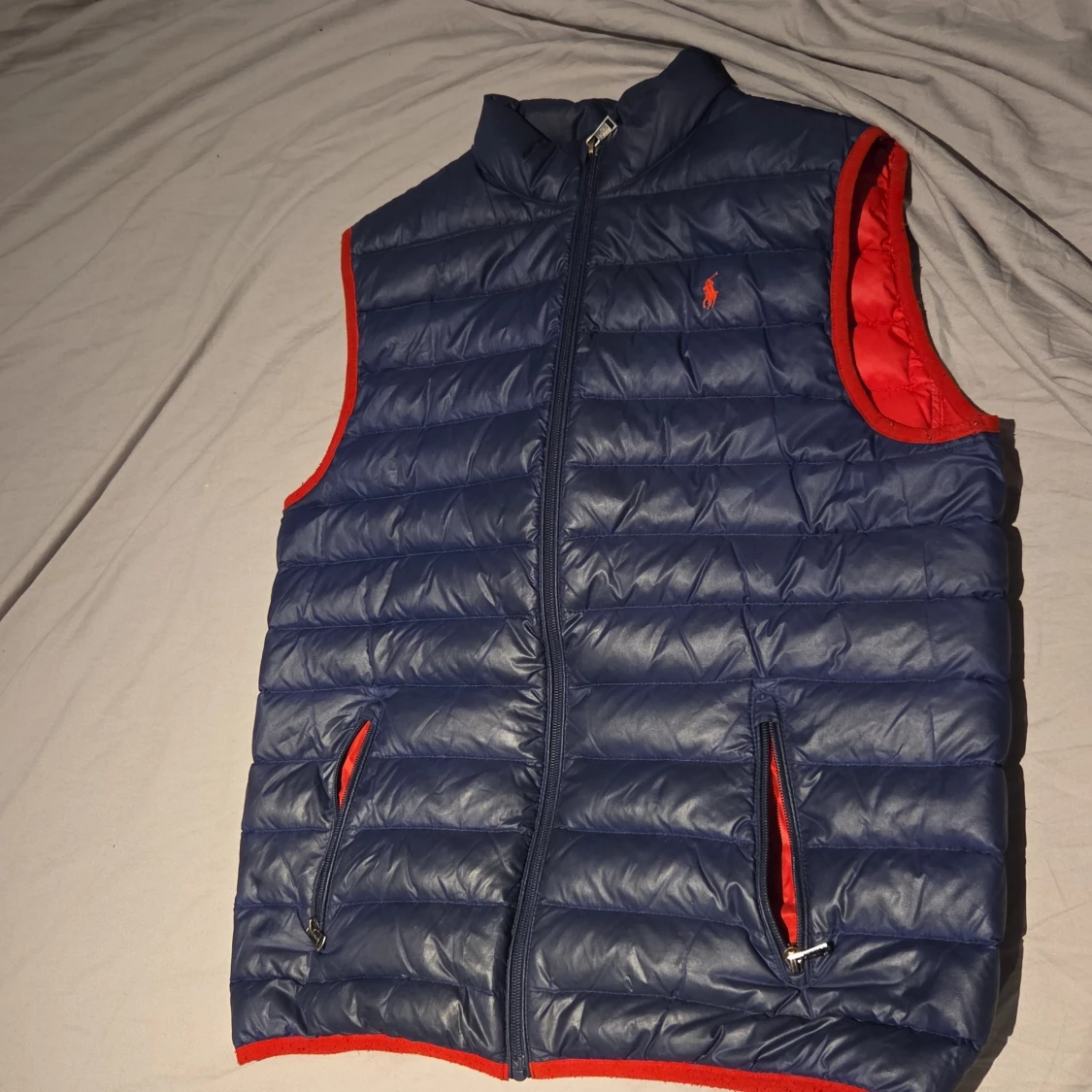 Blå dunväst från Polo Ralph Lauren