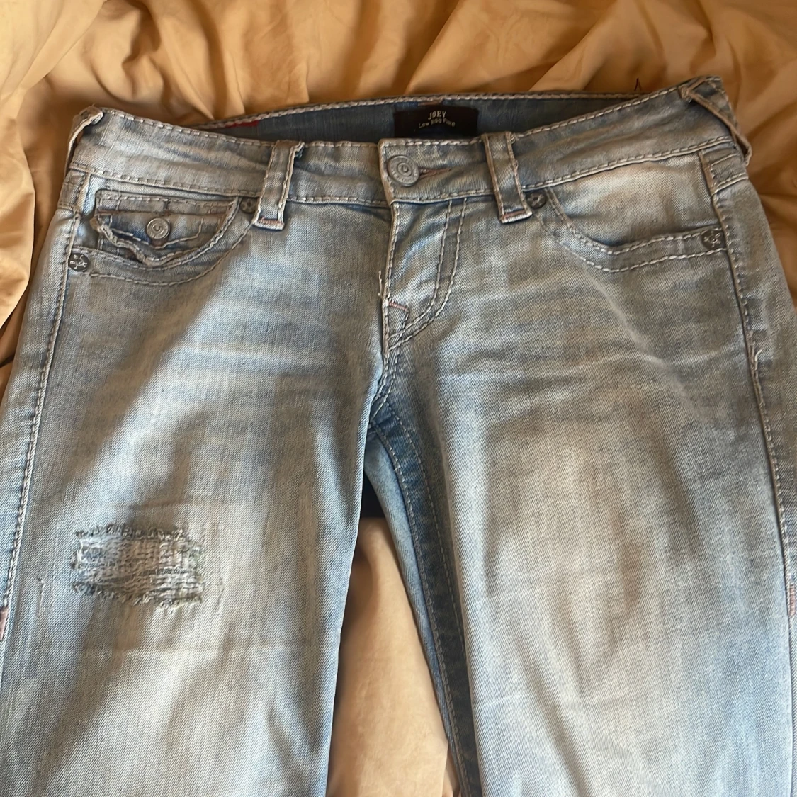 Bootcut jeans från True Religion ljusblå - 1