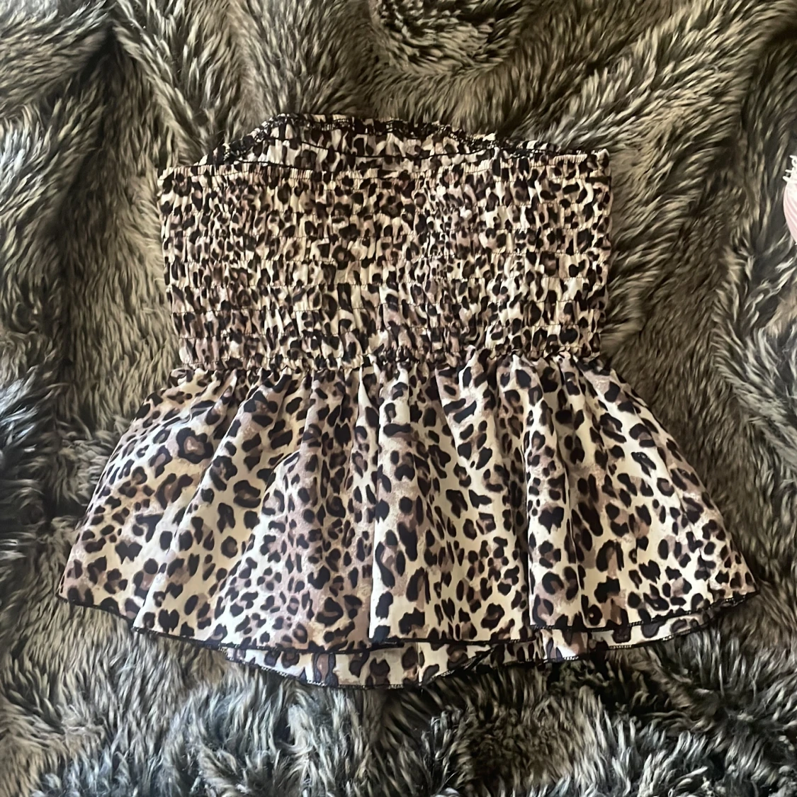 Leopardmönstrad tubtopp från Romwe - 1