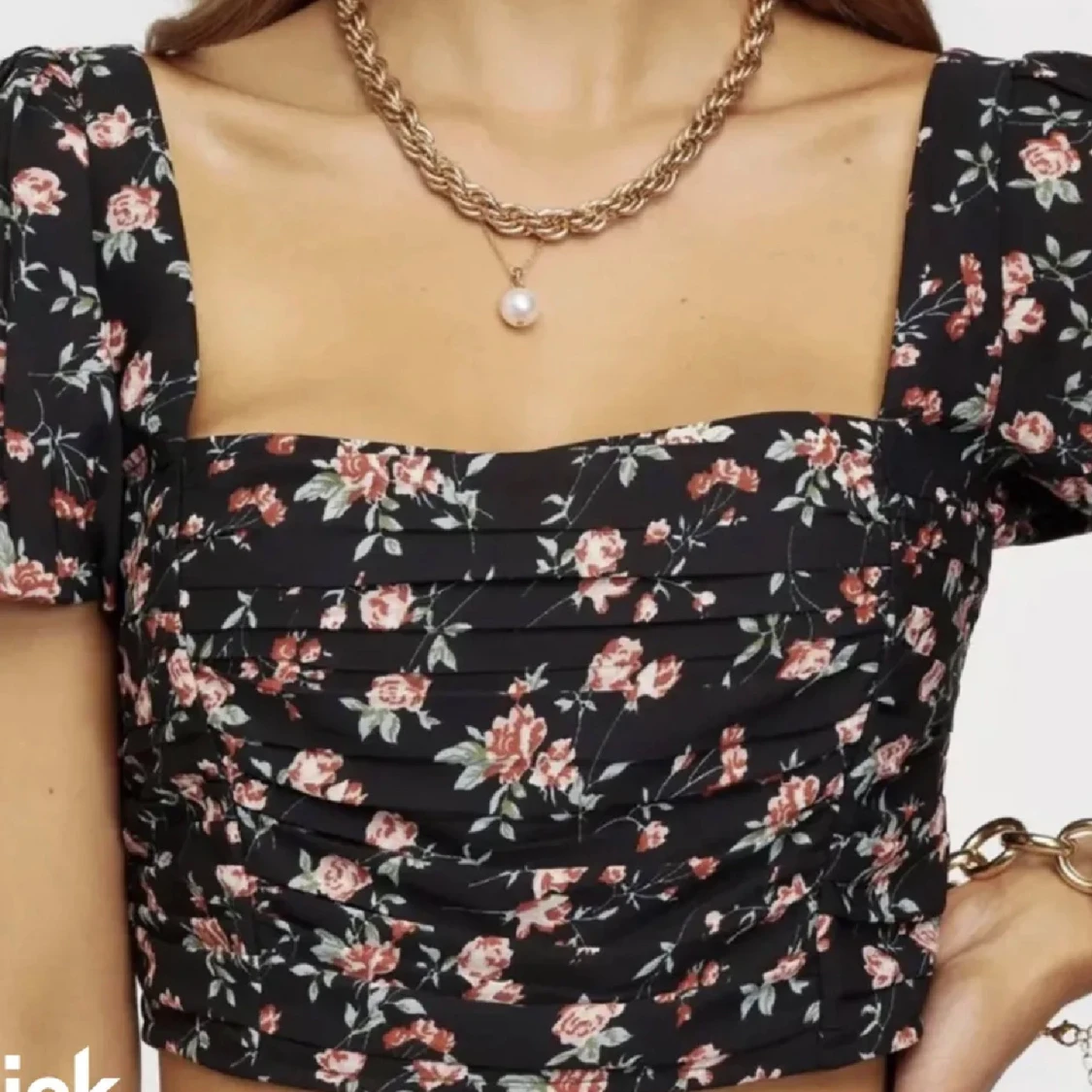 Blommig topp Nelly - 1