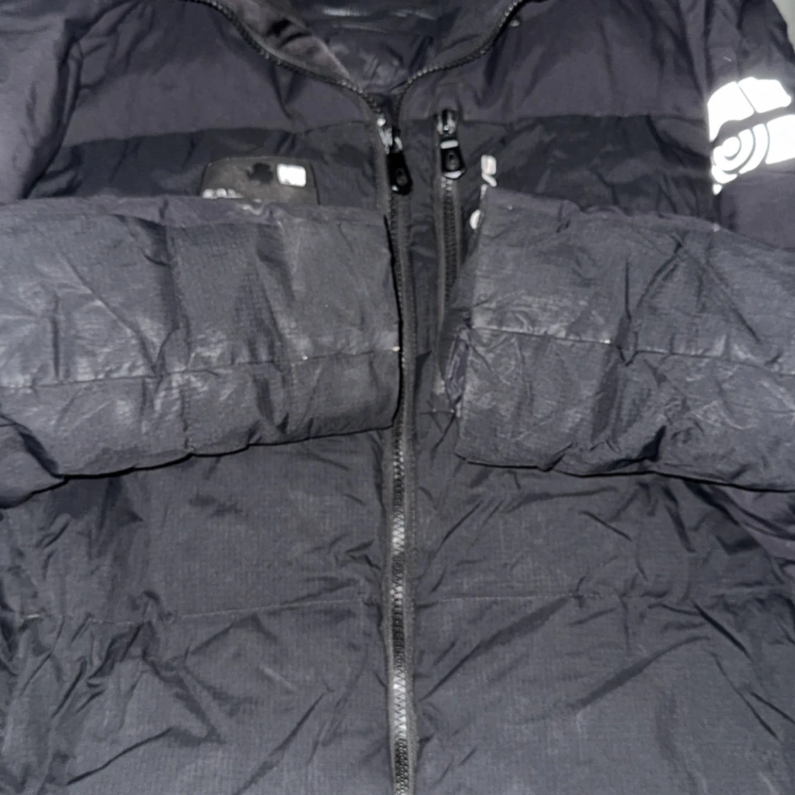 Svart Sail Racing dunjacka med huva - 3